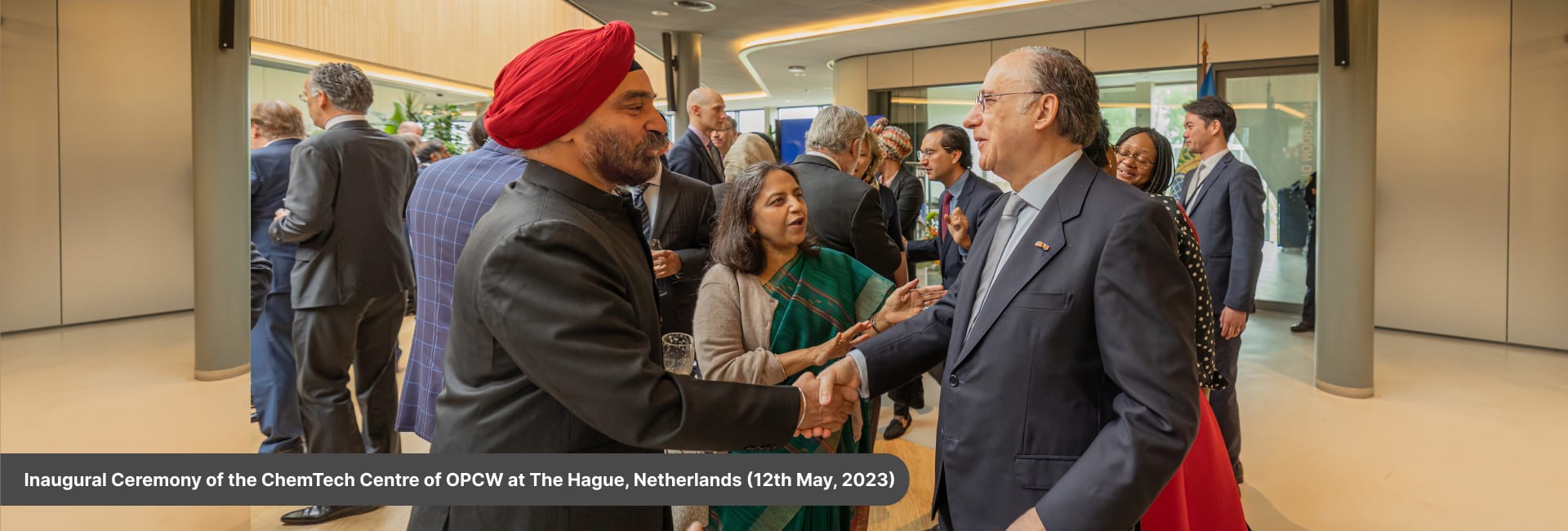 Inaugural Ceremony of the ChemTech Centre of OPCW at The Hague, Netherlands (12th May, 2023)